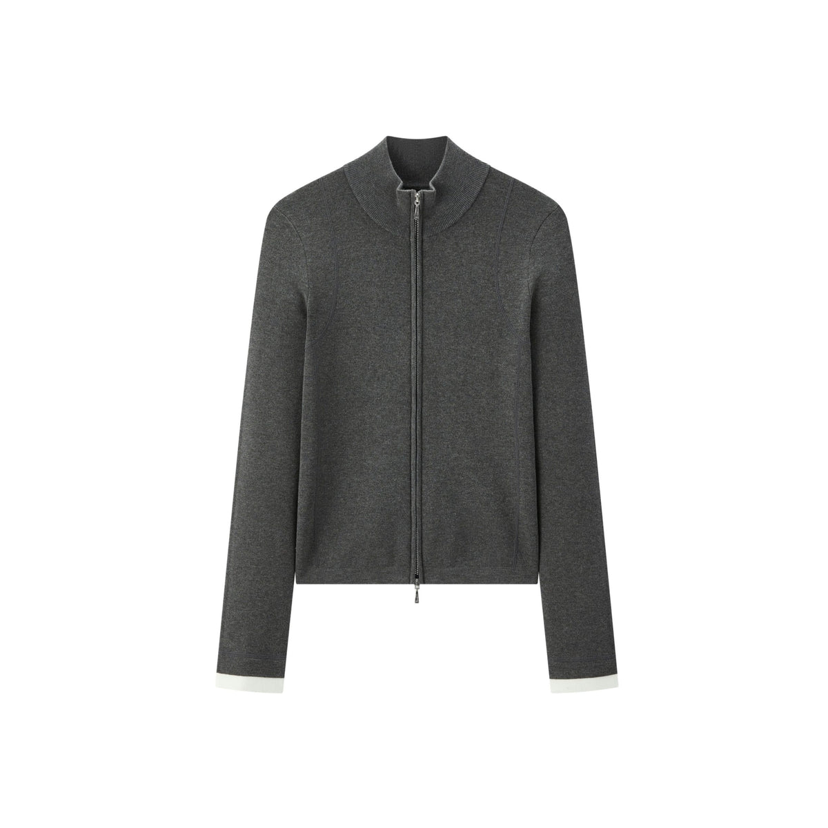 Women's Casual Seam-Detail Slim-Fit Knit Cardigan