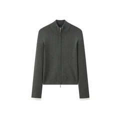Women's Casual Seam-Detail Slim-Fit Knit Cardigan