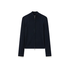 Women's Casual Seam-Detail Slim-Fit Knit Cardigan