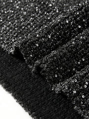 Women's Heavy Machinery-crafted Sequin Knit Pullover