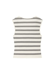 Women's Casual Striped Knit Tank Top