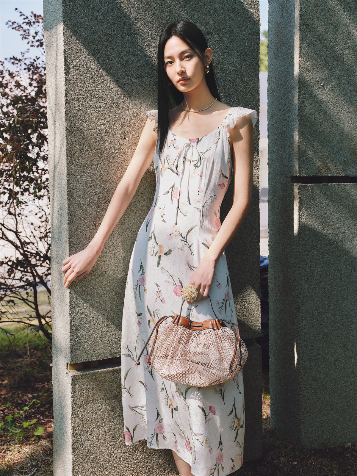 Women's Allover Jacquard Vacation Cami Dress