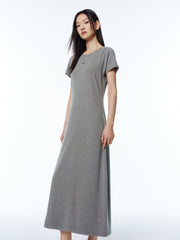 Women's Sporty Layered-Look T-Shirt Dress