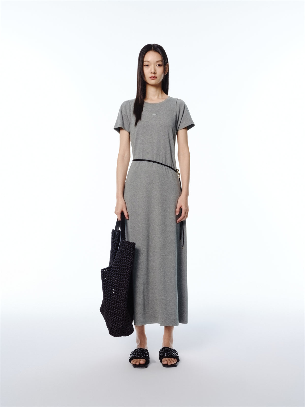 Women's Sporty Layered-Look T-Shirt Dress