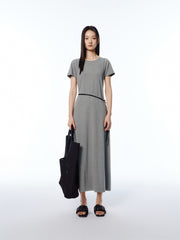 Women's Sporty Layered-Look T-Shirt Dress