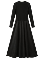 Women's Chanel-Style Commuter Paneled Base Dress