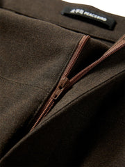 Women's High-Waist Brushed Wide-Leg Pants