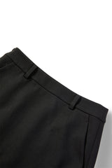 Women's Black Brushed A-Line Mini Skirt