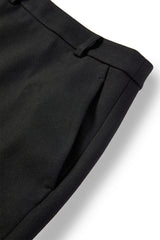 Women's Black Brushed A-Line Mini Skirt