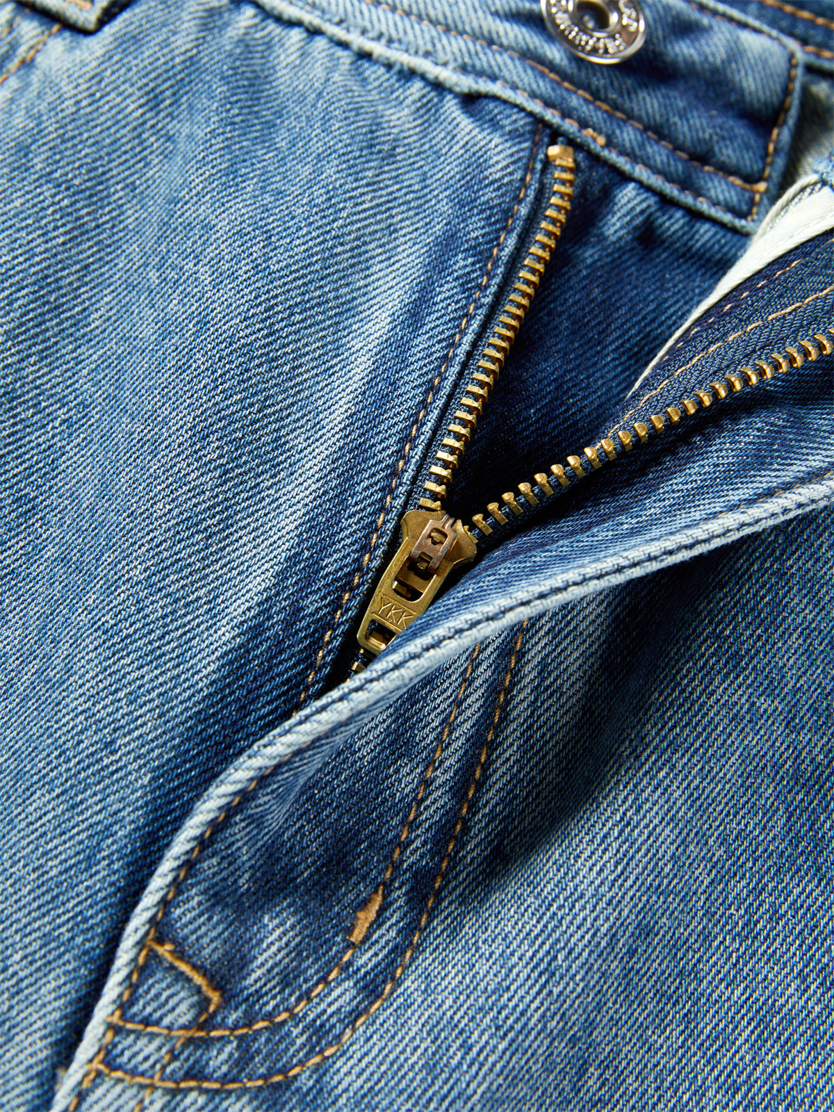 Women's Washed High-Waist Wide-Leg Jeans