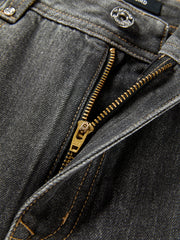 Women's Washed High-Waist Wide-Leg Jeans