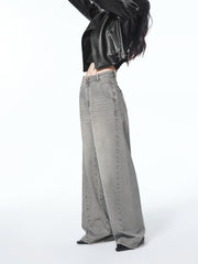Women's High-Waist Wide-Leg Jeans