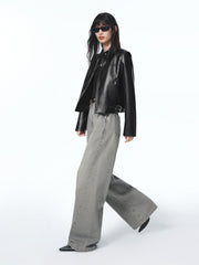 Women's High-Waist Wide-Leg Jeans