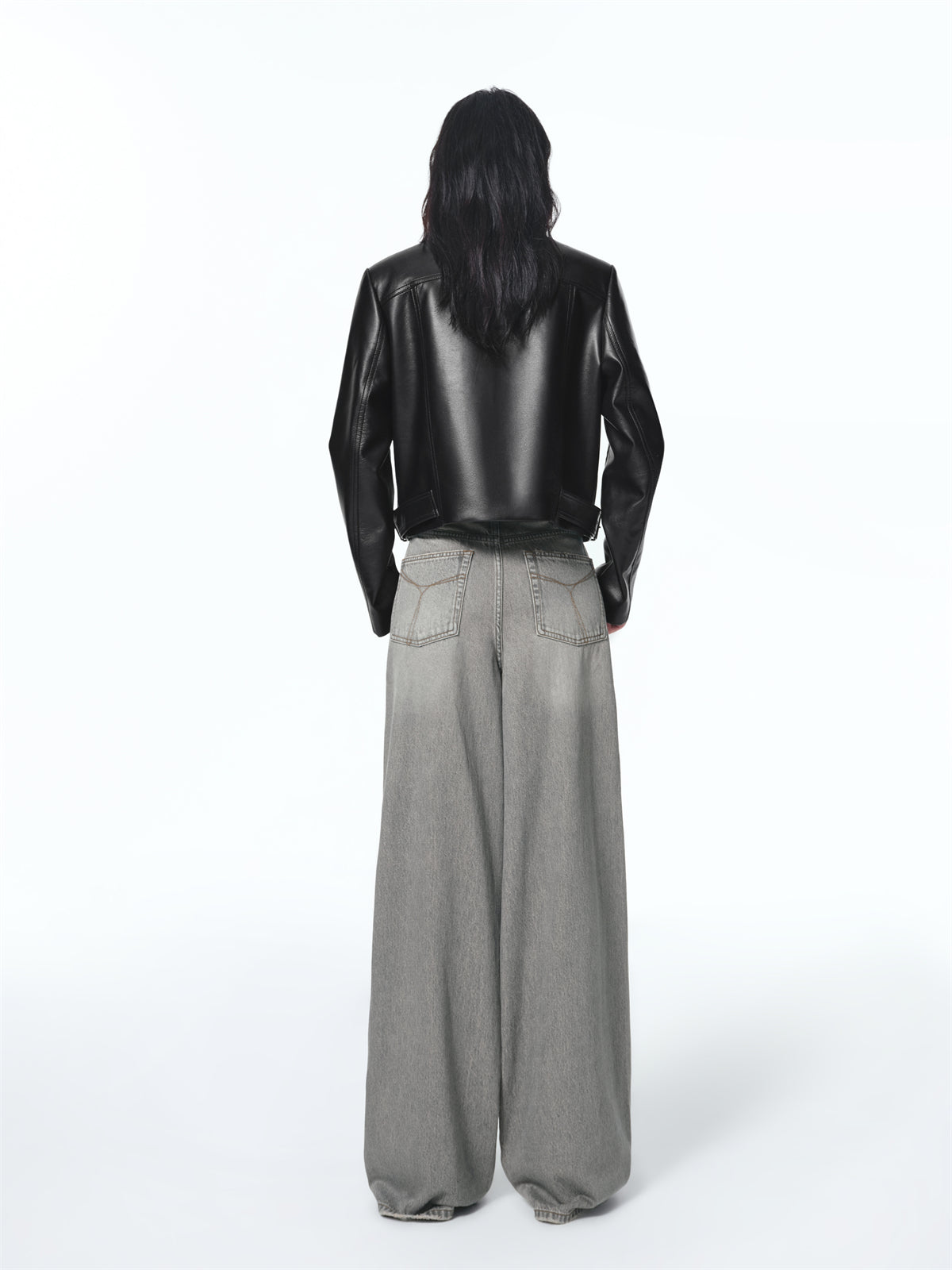 Women's High-Waist Wide-Leg Jeans