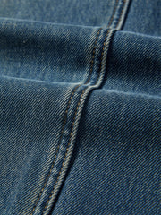 Women's Washed Brushed Straight-Leg Jeans