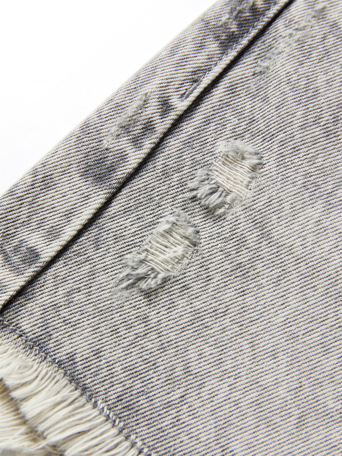 Women's Vintage-Washed Frayed Denim Shorts