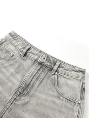Women's Vintage-Washed Frayed Denim Shorts