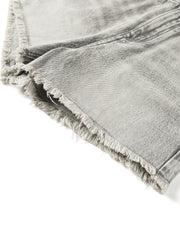 Women's Vintage-Washed Frayed Denim Shorts
