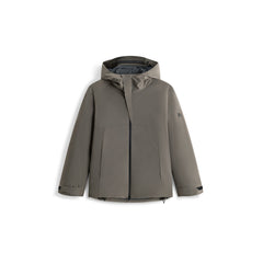 Men's Casual Brown Shell-Style Down Jacket