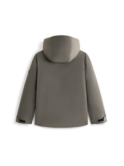 Men's Casual Brown Shell-Style Down Jacket
