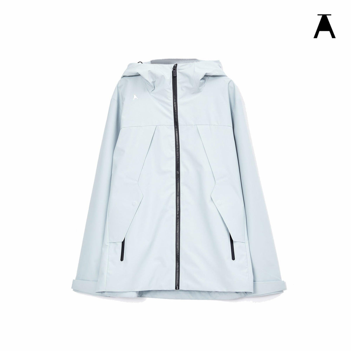 Men's Tech Athletic Silver Hooded Jacket