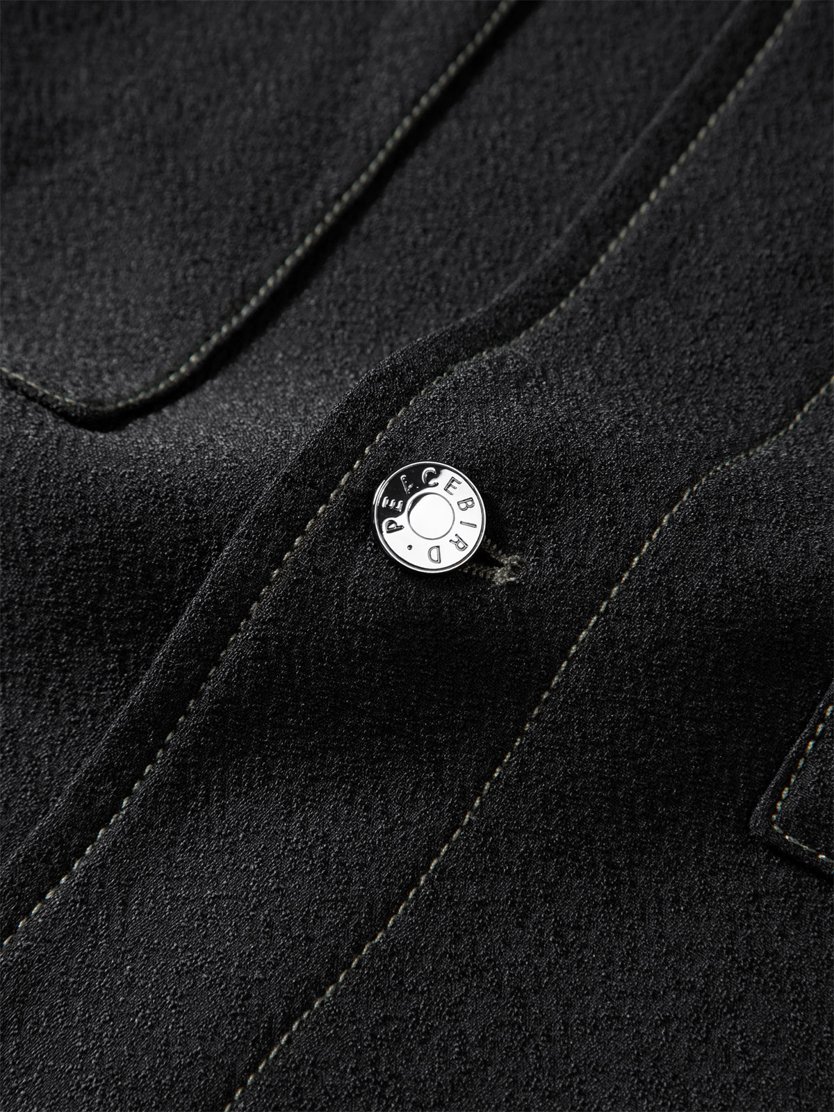 Men's Textured Tweed-Inspired Jacket