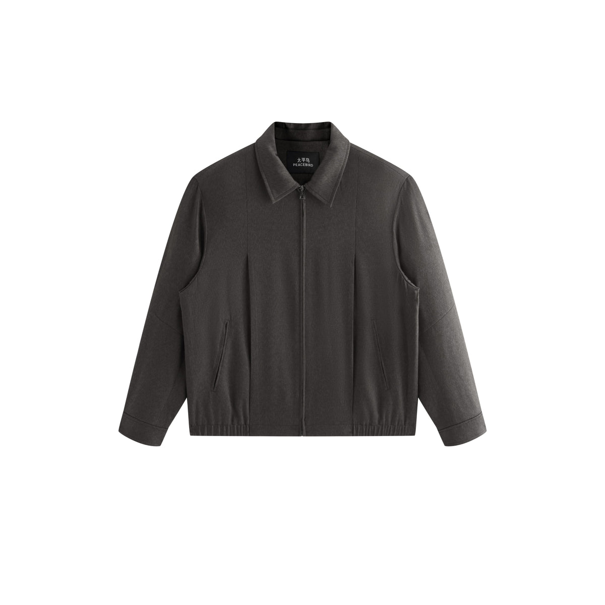 Men's Commuter Grey Textured Executive Jacket