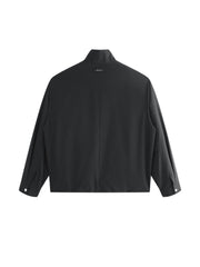 Men's Commuter Black Plaid Textured Jacket
