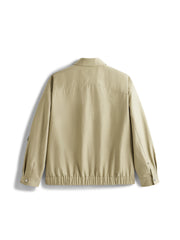 Men's Casual Solid Elastic-Hem Jacket