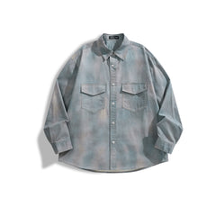 Men's Loose-Fit Gradient Print Shirt