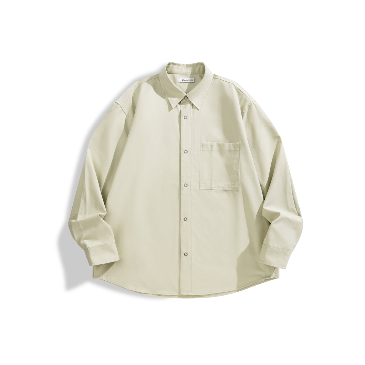 Men's Loose-Fit Shirt with Back Print