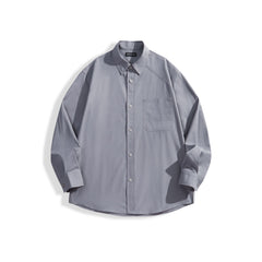 Men's Casual Loose-Fit Jacquard Shirt
