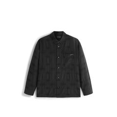 Men's Old Money Style Textured-Dobby Long-Sleeve Shirt