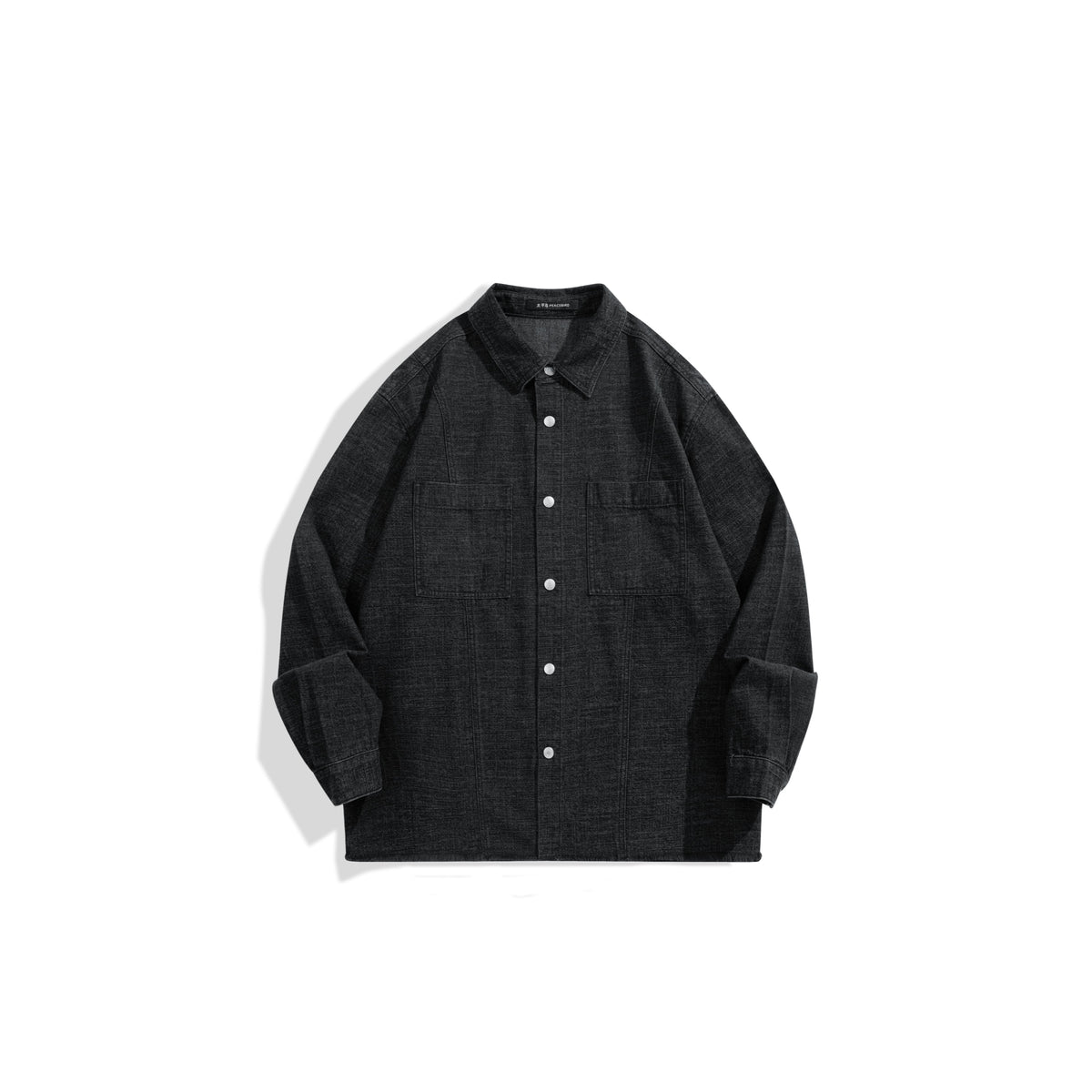 Men's Casual Denim Chanel-Style Overshirt