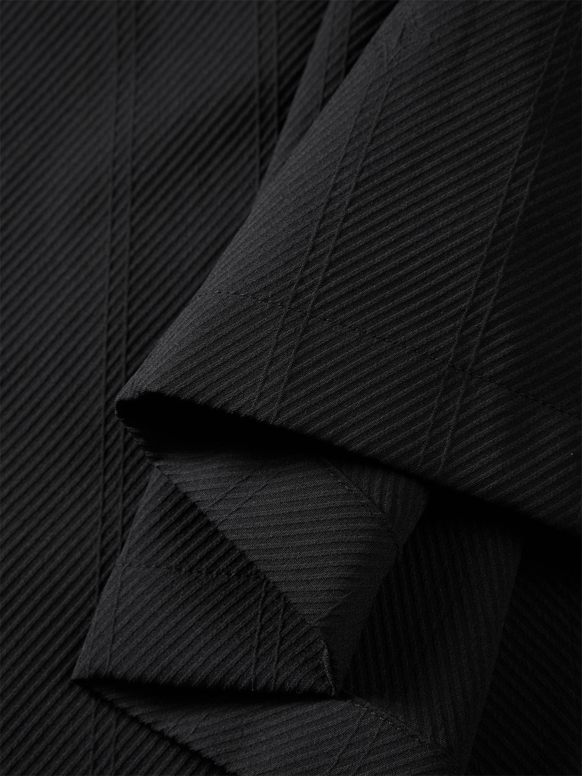 Men's Solid Jacquard Textured Shirt