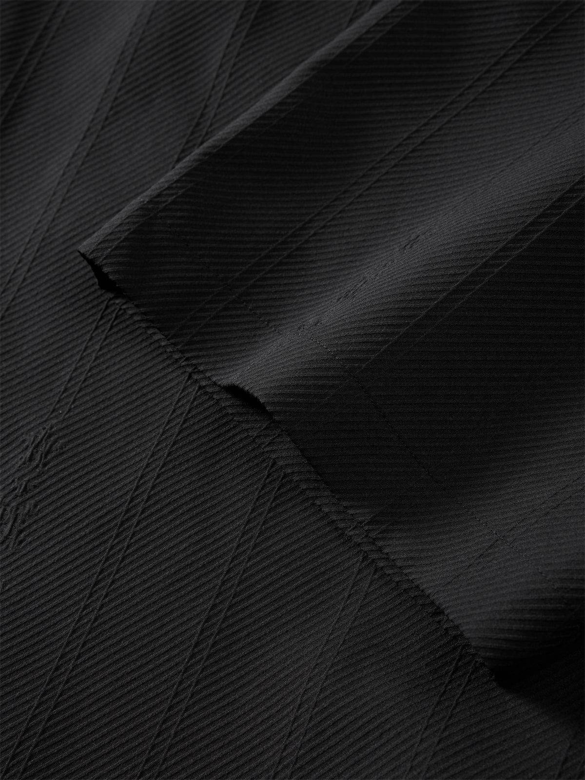 Men's Solid Jacquard Textured Shirt