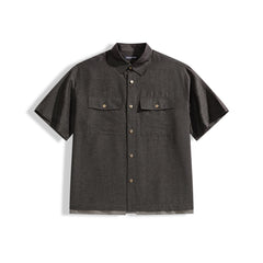 Men's Old Money Style Short Sleeve Shirt