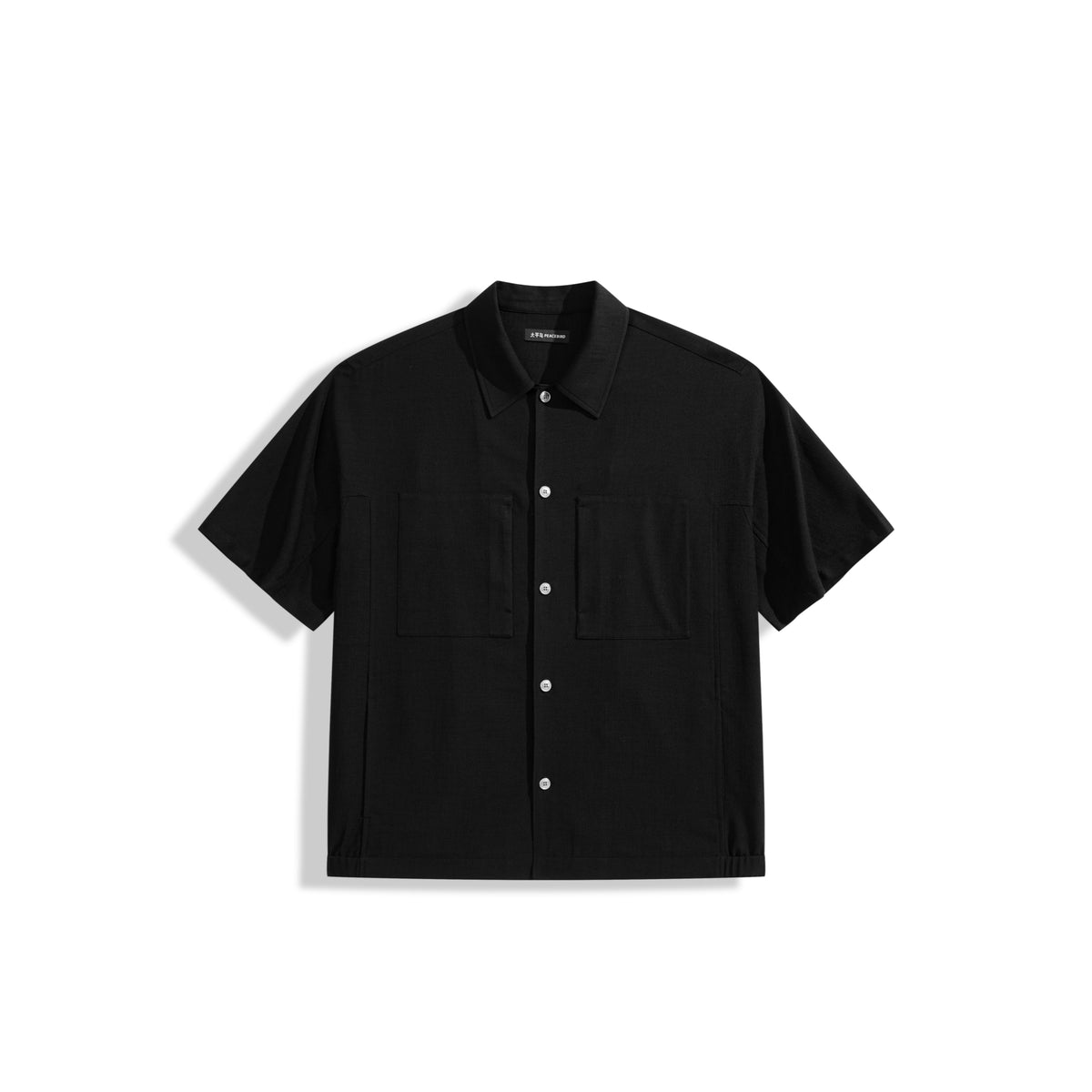 Men's Casual Solid-Color Short-Sleeve Shirt