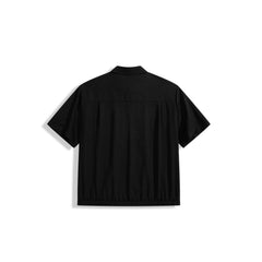 Men's Casual Solid-Color Short-Sleeve Shirt