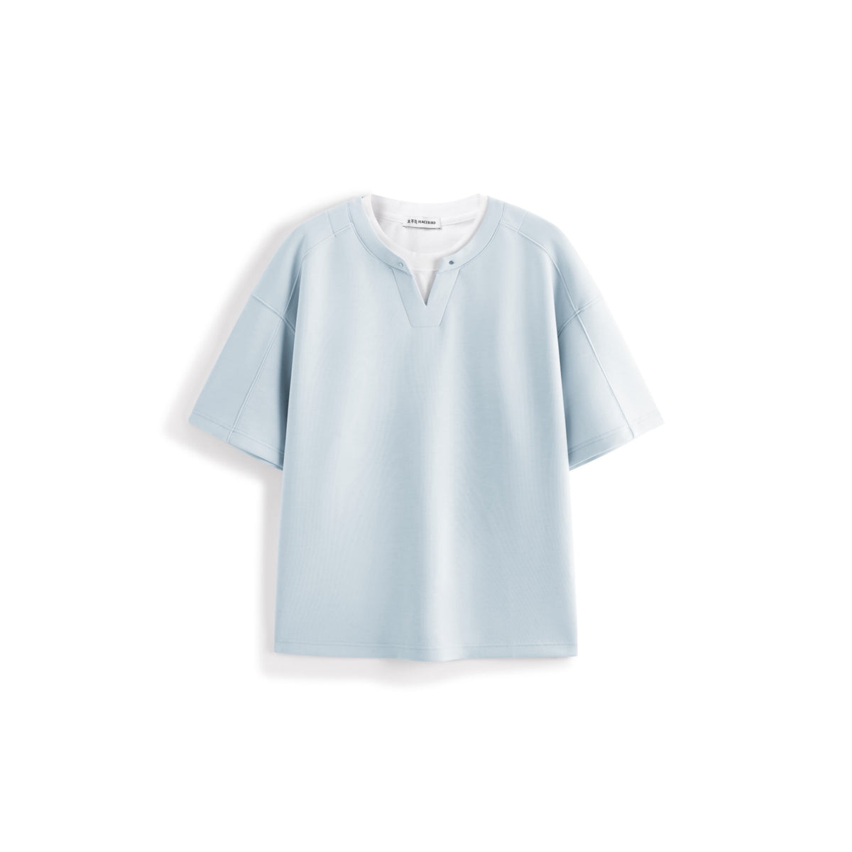 Men's Casual Faux-Layer Short Sleeve Tee