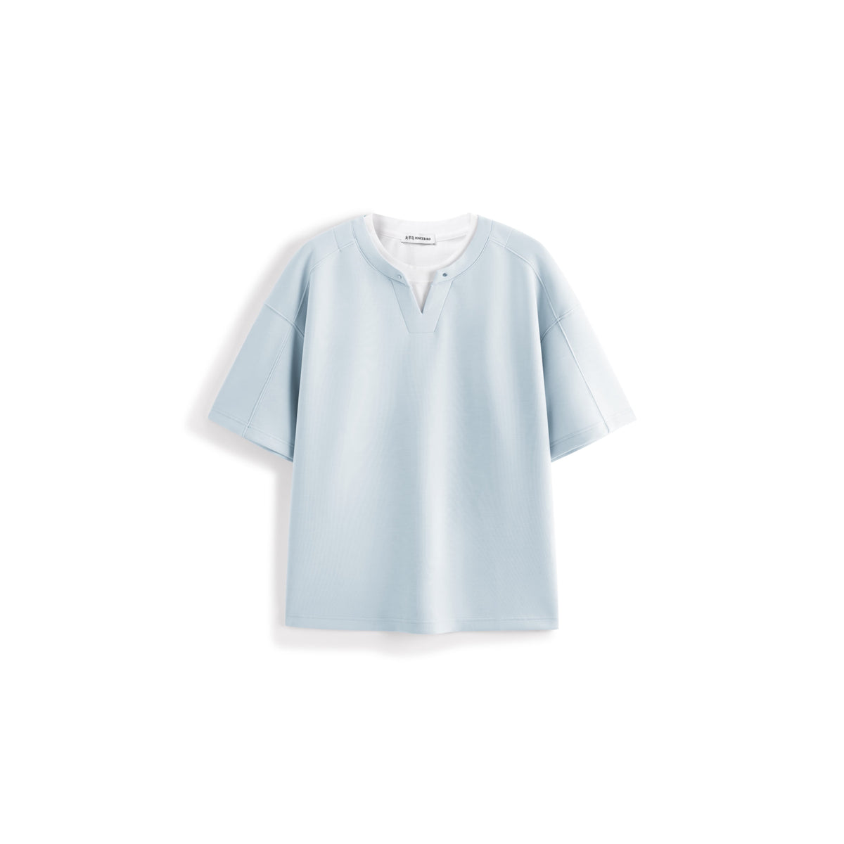Men's Casual Faux-Layer Short Sleeve Tee