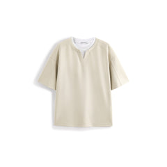 Men's Casual Faux-Layer Short Sleeve Tee