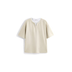 Men's Casual Faux-Layer Short Sleeve Tee