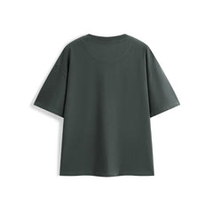 Men's casual short-sleeve with letter embroidery