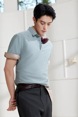 Men's Slim-Fit Solid Polo Shirt