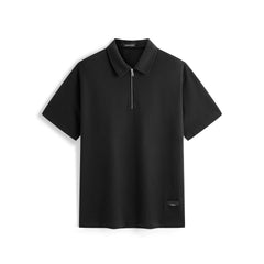 Men's Short-Sleeve Zip Polo Shirt