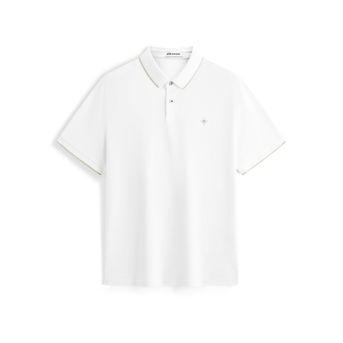 Men's Casual Embroidery Short-Sleeve Polo