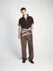 Men's Loose Textured POLO Shirt