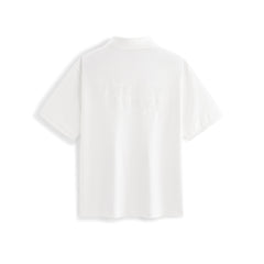 Men's Casual White Polo Shirt with Collar