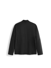 Men's Casual Half-Zip Stand-Collar Base Layer T-Shirt
